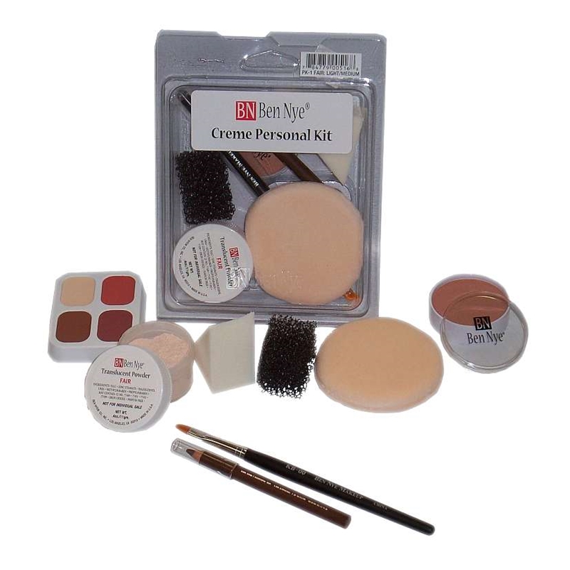 Ben Nye Theatrical Creme Makeup Kit, Fair: Light-Medium