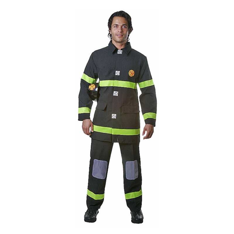 Details about   Rescuer Hero Fireman Firefighter Adult Halloween Costume Helmet Men Standard-XXL 