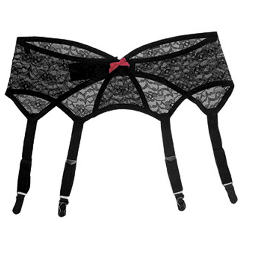 Garter Belt Black Adult Standard