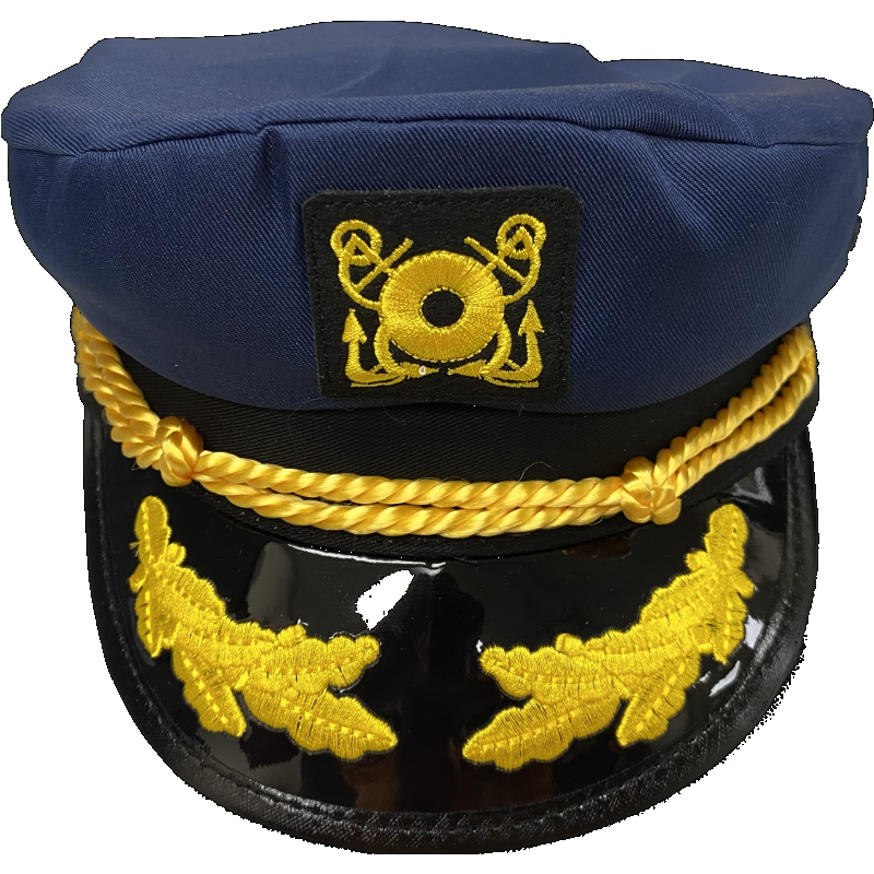 navy blue captains hat
