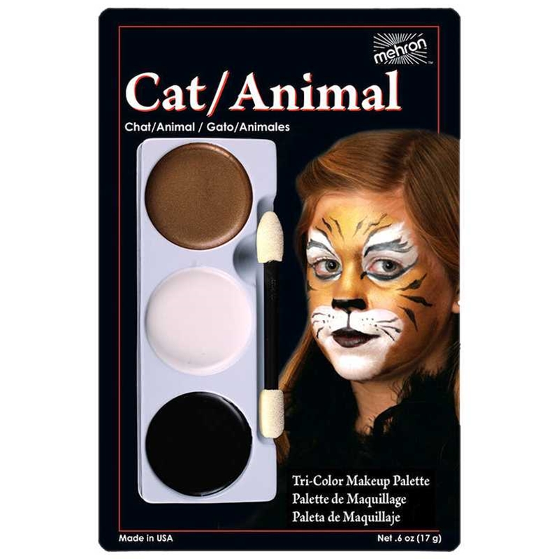 Cat Face Paint Makeup Kit  Face paint makeup, Makeup kit, Cat makeup