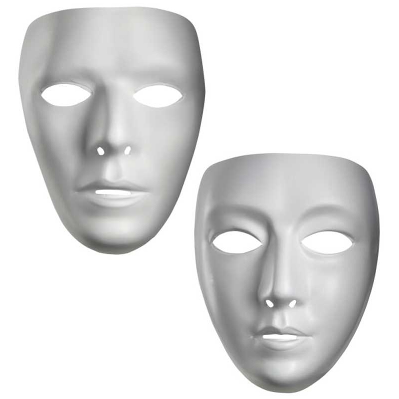 Juvale 12 Pack Blank Diy Paper Mask For Masquerade, Mardi Gras (6 Designs)  : Target