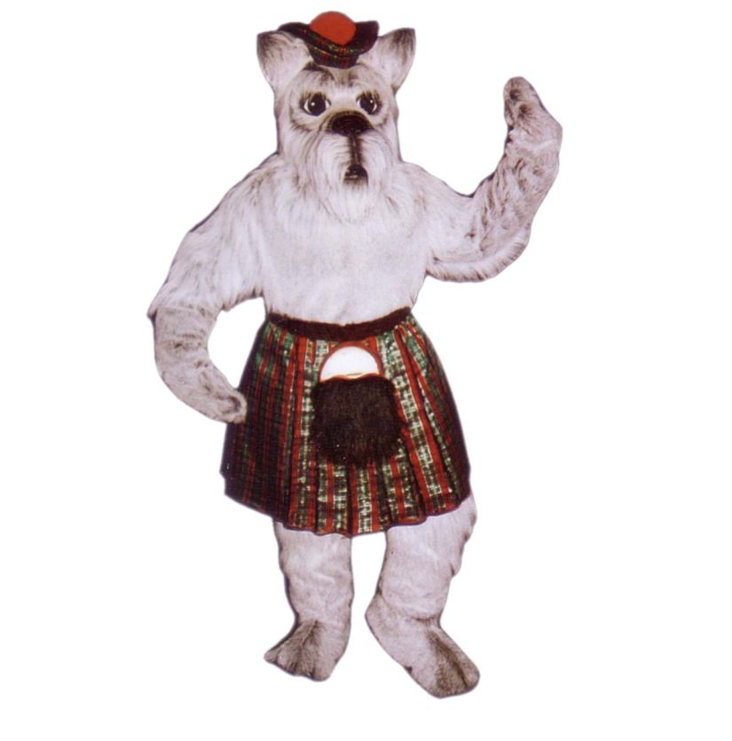 Scottie Dog With Kilt And Tam Mascot Sales