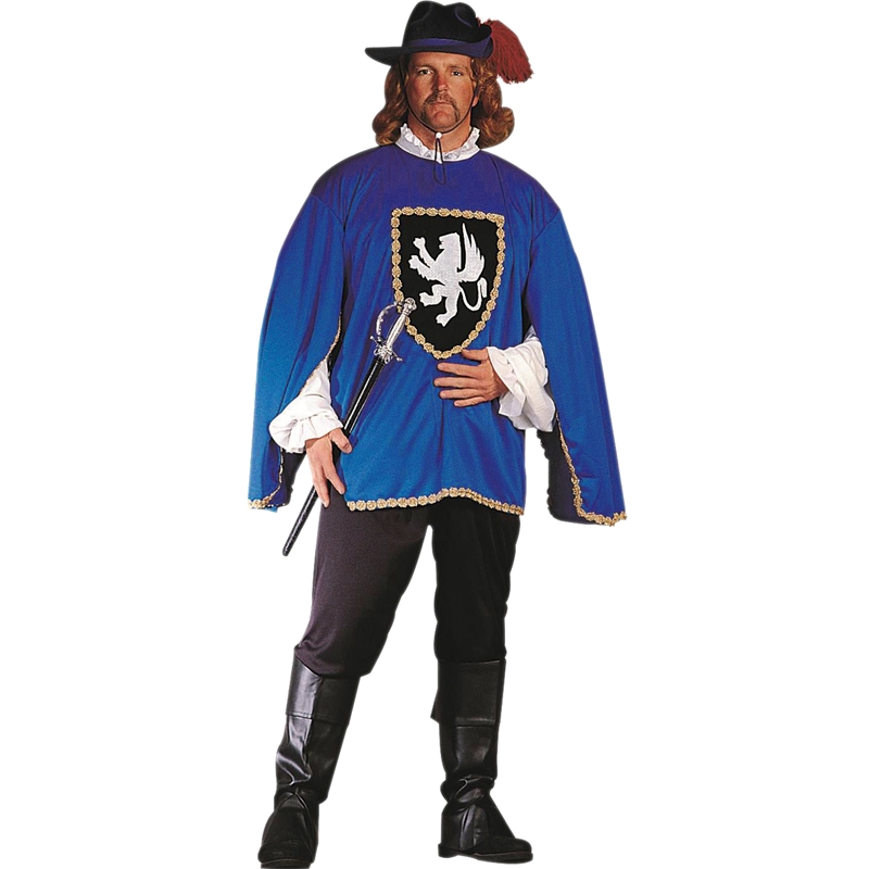 Adult Blue Musketeer Costume 