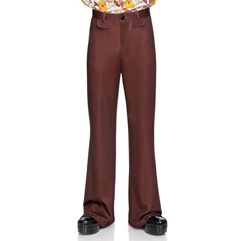 Deluxe Men's Bell Bottom Disco Pants