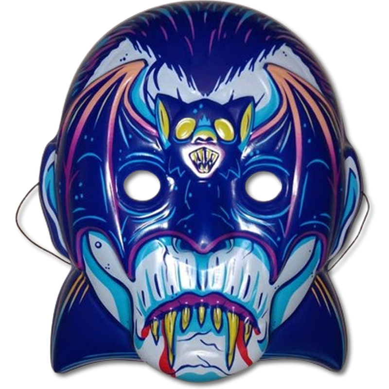 Bite Night Vintage Vampire Retro Halloween Mask | The Costumer