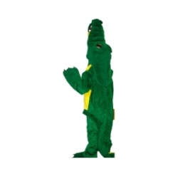 Horizontal Crocodile Mascot - Rental