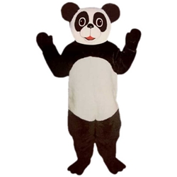 Patty Panda Mascot. This Patty Panda mascot comes complete with head, body, hand mitts and foot covers. This is a sale item. Manufactured from only the finest fabrics. Fully lined and padded where needed to give a sculptured effect. Comfortable to wear and easy to maintain. All mascots are custom made. Due to the fact that all mascots are made to order, all sales are final. Delivery will be 2-4 weeks. Rush ordering is available for an additional fee. Please call us toll free for more information. 1-877-218-1289