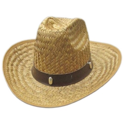 cowboy crown straw hat western