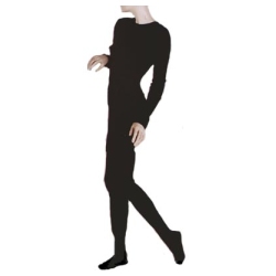 Women's Long Sleeve Footed Unitard - Large