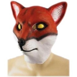 Red Fox Mask - Adult