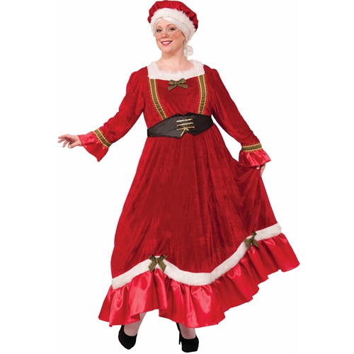 Mrs. Claus Plus Size Adult Costume