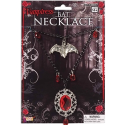 Vampiress Bat Necklace