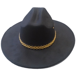 Cowboy Hat with Gold Band
