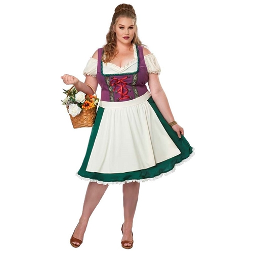 Bavarian Beer Maid Plus Size Adult Costume