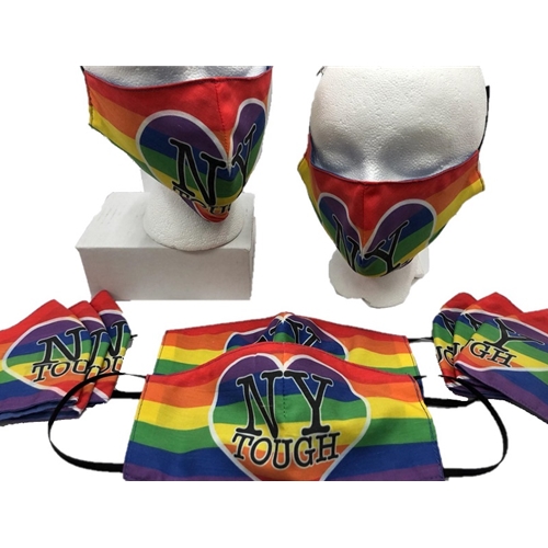 New York Tough Rainbow Face Mask Adults or Youth | The Costumer | Albany | Schenectady