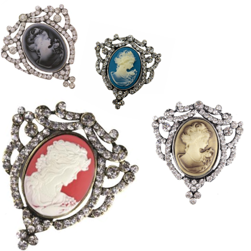 Vintage Cameo Pin | The Costumer