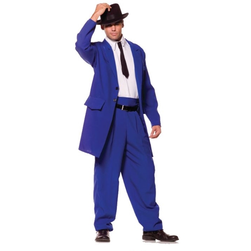 Blue Zoot Suit Adult Costume
