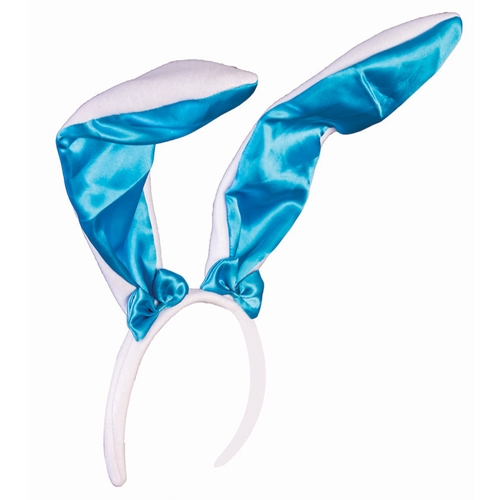 Bunny Ears with Bows - Blue or Pink