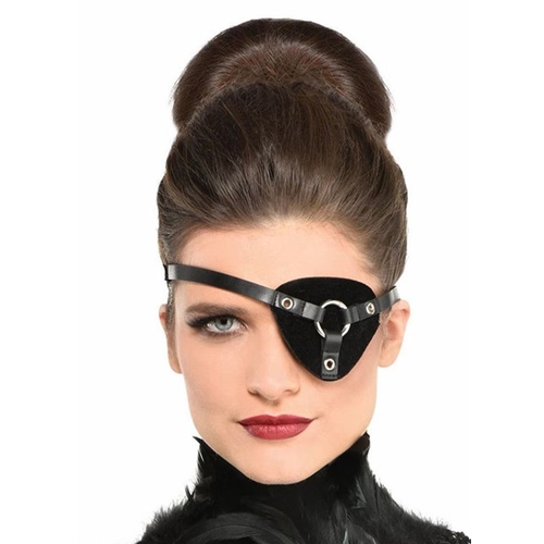 Black and Silver Steampunk Pirate Eyepatch