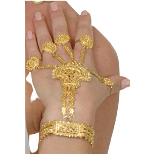 5 Finger Gold Bracelet Costume Jewlery