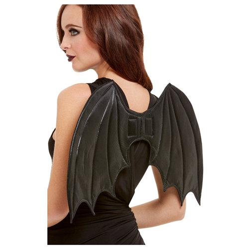 Leather Look Bat Wings 20"