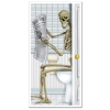 Halloween Door Cover – Skeleton Restroom