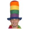 Rainbow Tall Top Hat