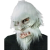 White Warrior Mask with Moving Mouth