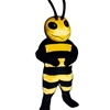 Drone Bee Mascot. This Drone Bee mascot comes complete with head, body, hand mitts and foot covers.. This is a sale item. Manufactured from only the finest fabrics. Fully lined and padded where needed to give a sculptured effect. Comfortable to wear and easy to maintain. All mascots are custom made. Due to the fact that all mascots are made to order, all sales are final. Delivery will be 2-4 weeks. Rush ordering is available for an additional fee. Please call us toll free for more information. 1-877-218-1289