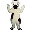 Calvin Calf Mascot. This Calvin Calf mascot comes complete with head, body, hand mitts, foot covers, hat, shirt  and shoes.  This is a sale item. Manufactured from only the finest fabrics. Fully lined and padded where needed to give a sculptured effect. Comfortable to wear and easy to maintain. All mascots are custom made. Due to the fact that all mascots are made to order, all sales are final. Delivery will be 2-4 weeks. Rush ordering is available for an additional fee. Please call us toll free for more information. 1-877-218-1289