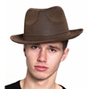 Brown Gangster Hat