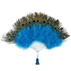 Deluxe Peacock Feather Fan
