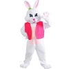 Easter Bunny Female Deluxe Mascot Style Costume with Jumbo Carrot