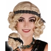 Flapper Beaded Headband with Feathers | The Costumer