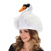 Swan Plush Hat- Adult