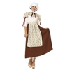 Colonial Woman Brown Skirt