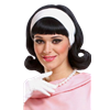 50's Flip Wig with Headband Available in Black, Blonde, or Brown