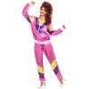 80's Retro Women's Track Suit Include Pink jacket and pants