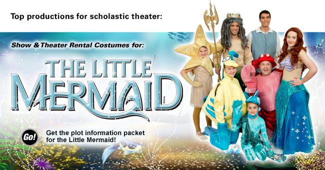 The Little Mermaid Rental Costumes