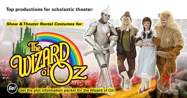Wizard of Oz Theatrical Costume Rentals