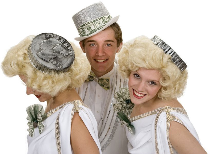 Rental Costumes for 42nd Street - “We're in the Money” female and male chorus