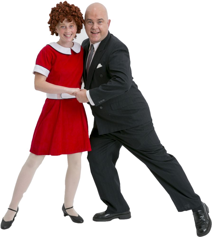 Rental Costumes for Annie - Annie and Daddy Warbucks