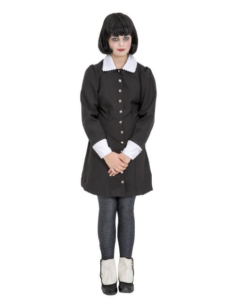 Rental Costumes for The Addams Family - Wednesday Addams in Black Dress