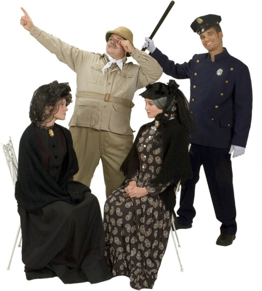 Rental Costumes for Arsenic and Old Lace - Abbey Brewster, Martha Brewster, Teddy Brewster, Police Officer Brophy/O'Hara/Klein/Rooney