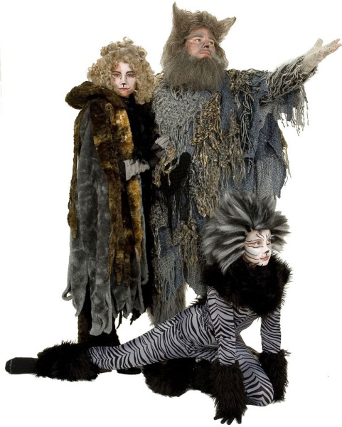 Rental Costumes for Cats - Grizabella, Old Deuteronomy, A Chorus Cat