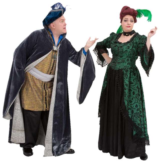 Rental Costumes for Cinderella Broadway Revival Step Mother & Sebastian