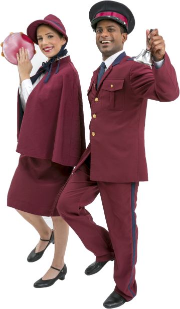 Guys and Dolls Mission Band Male and Female Uniforms Burgundy