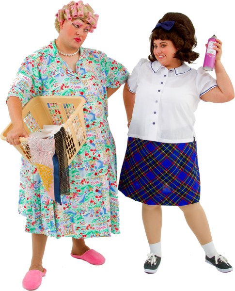Rental Costumes for Hairspray - Edna and Tracy Turnblad