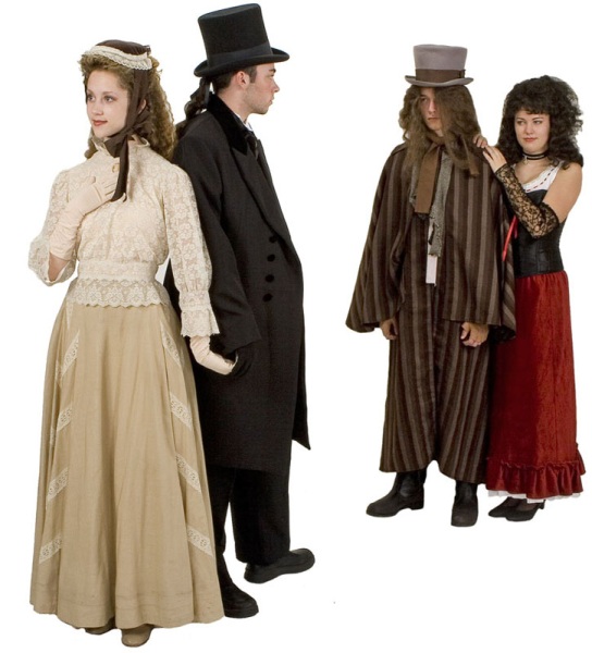 Rental Costumes for Jekyll and Hyde the Musical - Emma Carew, Dr. Henry Jekyll, Mr. Edward Hyde, Lucy Harris